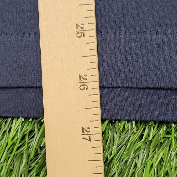 Vintage 90s Screen-Stars Shirt Women M/L 19x26 Navy-Blue USA - Picture 13 of 13